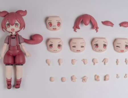 プラフィア 東北ずん子・ずんだもんプロジェクト あんこもん(ミニフィギュア同梱セット) 1/12 プラモデル