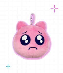 NEEDY GIRL OVERDOSE ぴえん猫のお顔キーホルダー