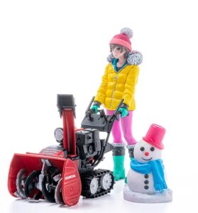 PLAMAX MF-62 minimum factory みのり with ホンダ小型除雪機 HSS1170n(JX)