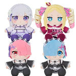 ちょこぷに ぬいぐるみ エミリア/レム/ラム/ベアトリス