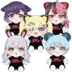 おきがえぬいぐるみ 夢限大みゅーたいぷ 仲町 あられ/宮永 ののか/峰月 律/藤 都子/千石 ユノ