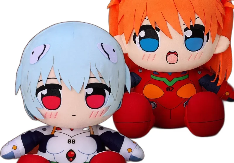 くりぱん おおきな40cmぬいぐるみ 綾波 レイ/式波・アスカ・ラングレー