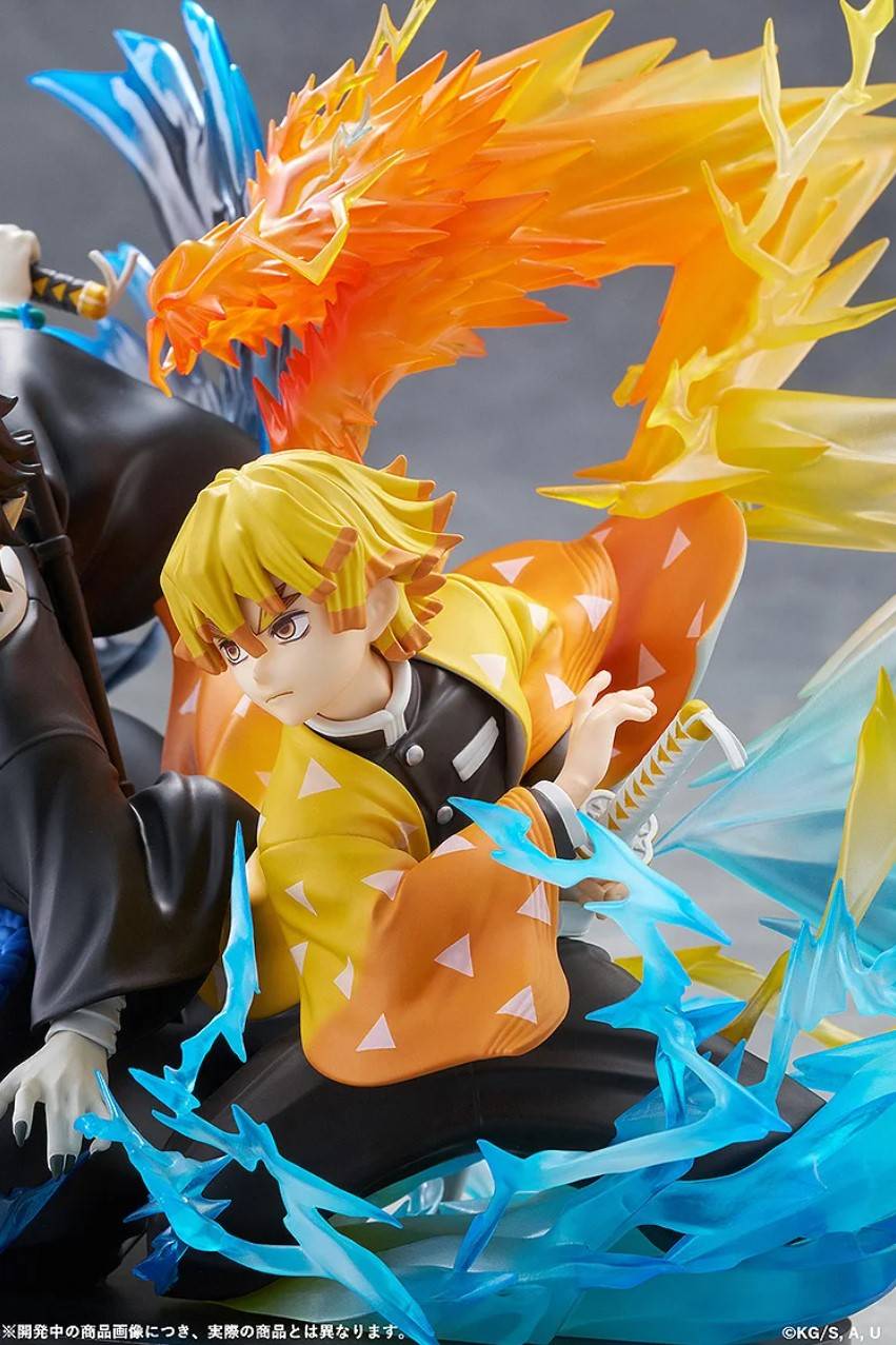 鬼滅の刃 我妻善逸＆獪岳 ノンスケールフィギュア