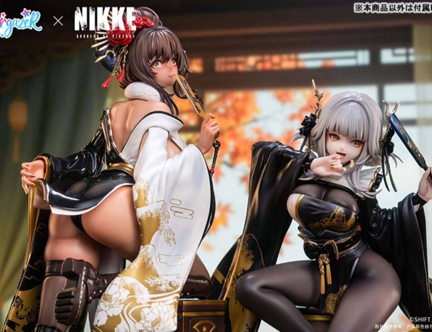 勝利の女神：NIKKE ブラン＆ノワール 1/4 完成品フィギュア
