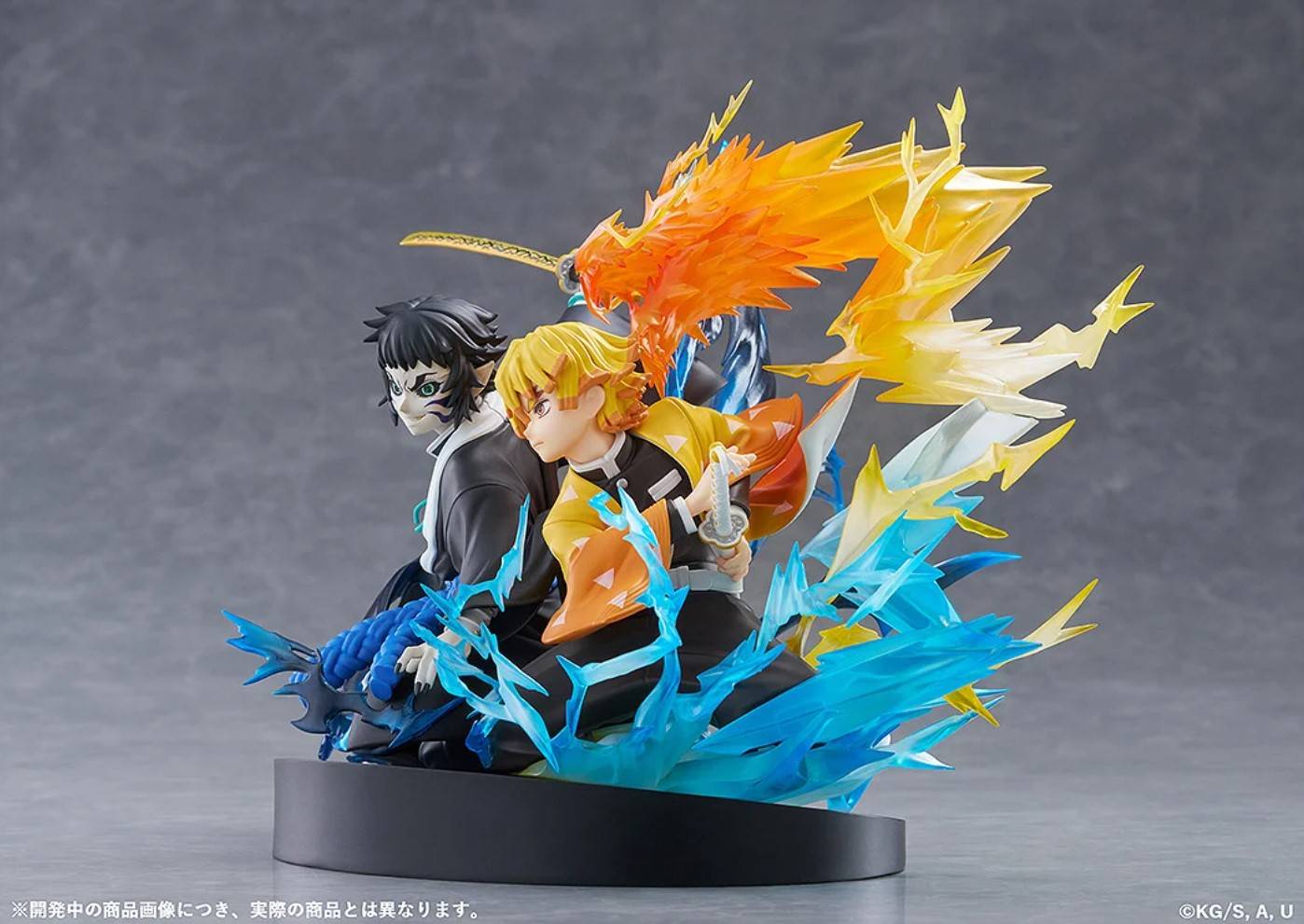 鬼滅の刃 我妻善逸＆獪岳 ノンスケールフィギュア