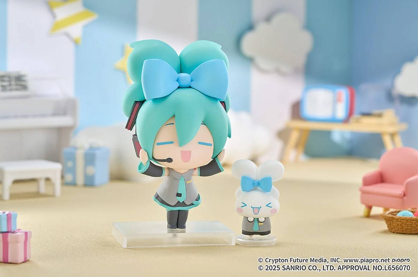 初音ミク×シナモロール デフォルメフィギュア