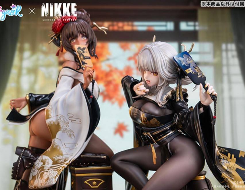 勝利の女神：NIKKE ブラン＆ノワール 1/4 完成品フィギュア