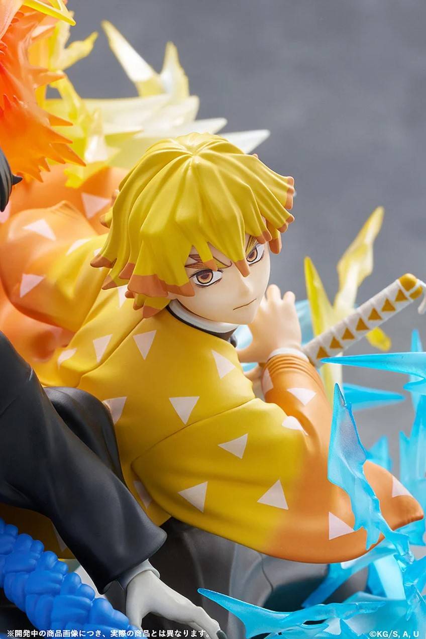 鬼滅の刃 我妻善逸＆獪岳 ノンスケールフィギュア