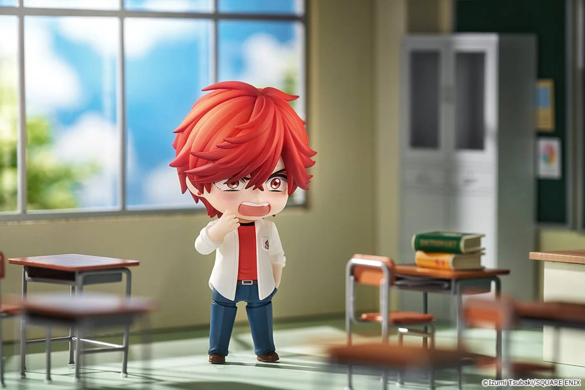 ねんどろいど 御子柴実琴 ２７７７  (↑画像クリックで拡大） 出典：GOOD SMILE COMPANY 「月刊少女野崎くん」から「御子柴実琴」が、ねんどろいど化！ ＊フィギュア箱のデザインは椿いづみ先生による新規描き下ろしイラストです！ぜひご注目ください。 表情パーツ 「笑顔」「wink顔」「照れ顔」 オプションパーツ 「バラ」「Gペン」「フィギュアボックス」ほか 作品名 月刊少女野崎くん 仕様 プラスチック製 塗装済み可動フィギュア・ノンスケール・専用台座付属・全高：約100mm 原型制作 わさび（GSAS） 発売日 2025年12月 価格 ￥6,800 予約受付 2025年05月29日〜2025年09月03日まで ＊お取り扱いの無い店舗・売り切れの場合、店舗トップページが表示される場合がございます。セカンドセール（中古販売）のお取り扱いは主に「Amazon」「楽天」「Yahoo！」「あみあみ」「駿河屋」となっております。