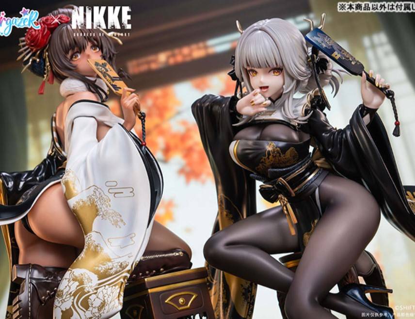 勝利の女神：NIKKE ブラン＆ノワール 1/4 完成品フィギュア