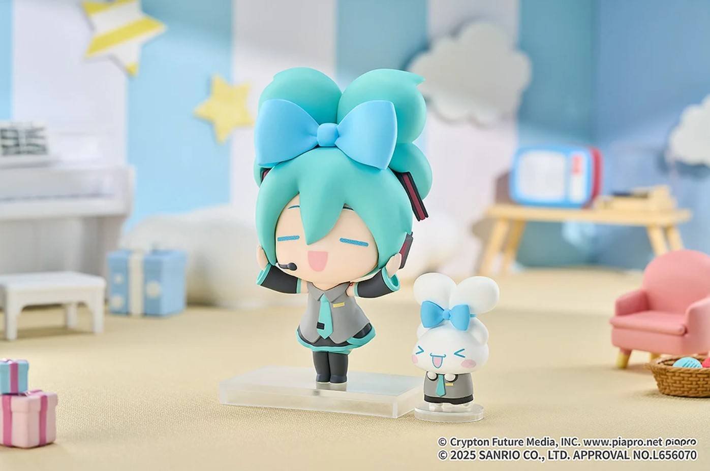 初音ミク×シナモロール デフォルメフィギュア