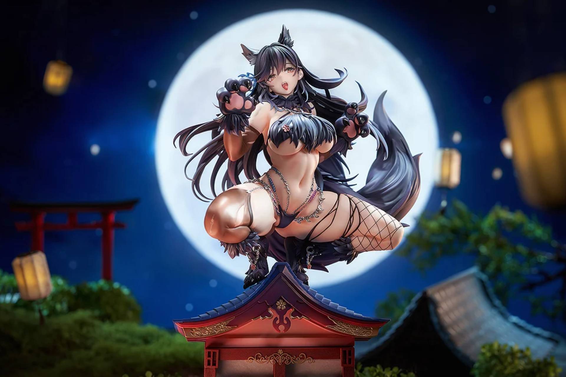 愛宕 月夜のお姉さん狼