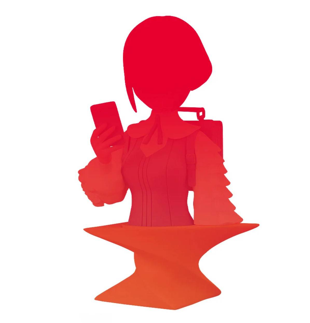 グッスマくじオンライン G賞 福来あざみ 胸像フィギュア（シークレット Ver.）