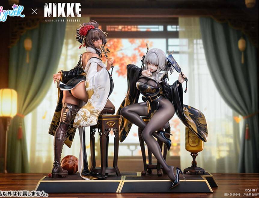 勝利の女神：NIKKE ブラン＆ノワール 1/4 完成品フィギュア